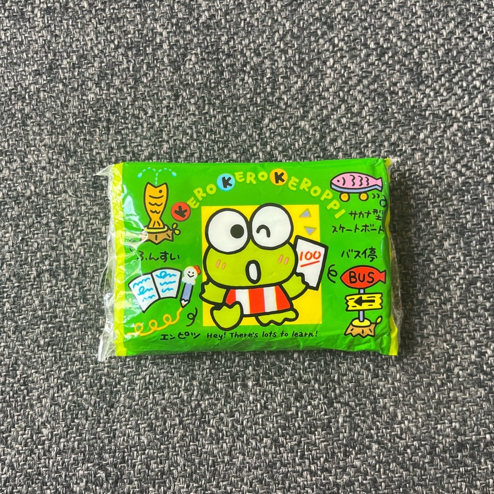 •1993 Sanrio Japan Keroppi Tissue Package NWT•
